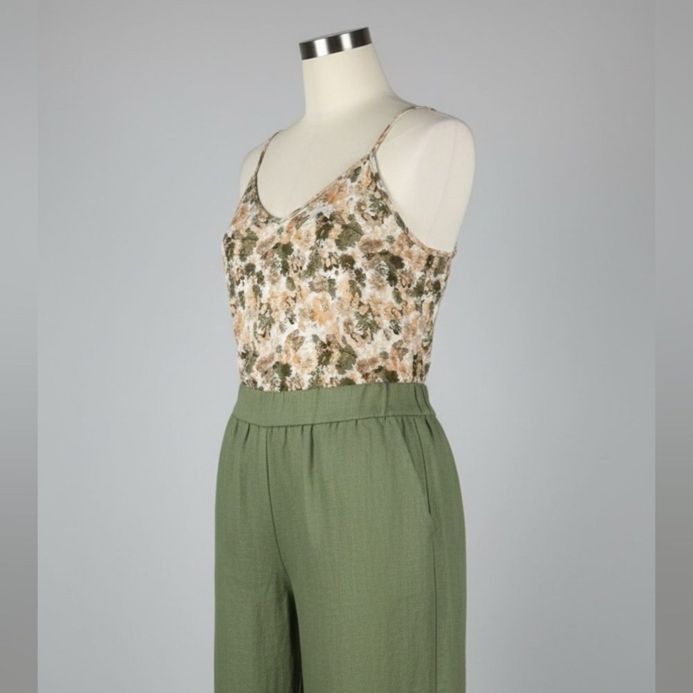SHEIN Tan Brown Fitted Sleeveless Camisole